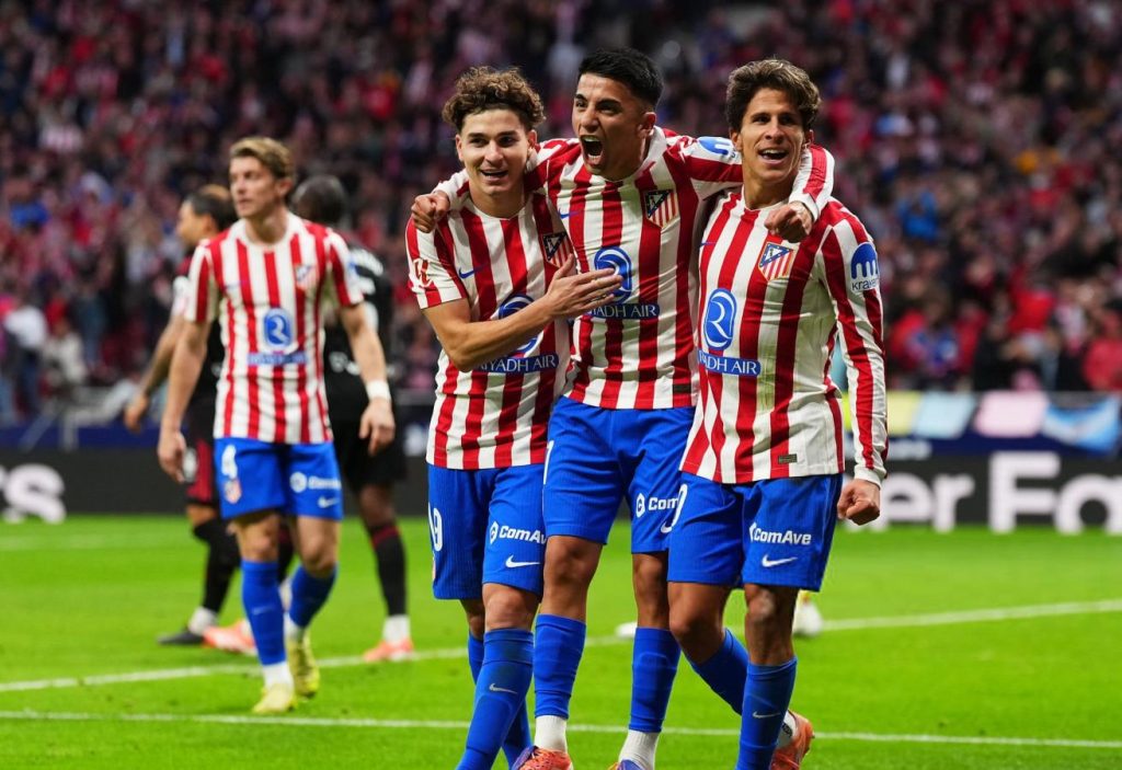 Atlético de Madrid goleó a Sevilla y sigue en levantada