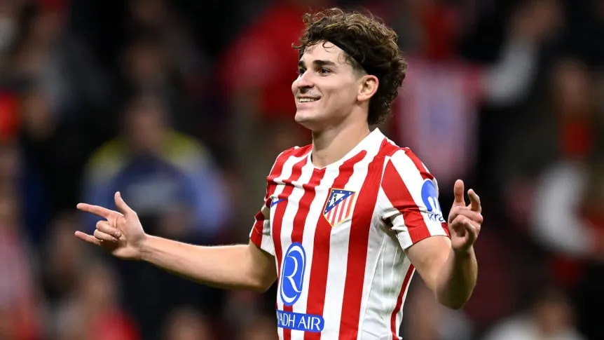 Con un gol de Julián Álvarez, Atlético de Madrid ganó y sube en la CHampions League