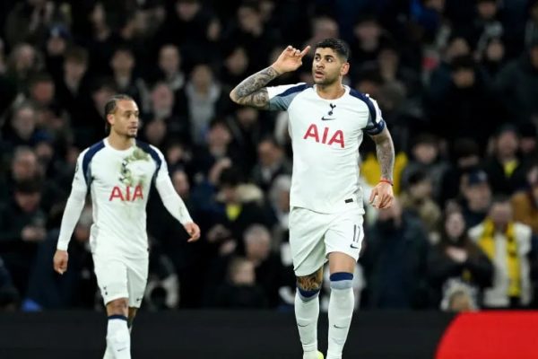 Cuti Romero estiró su racha personal: gol en el triunfo de Tottenham ante Borussia Dortmund