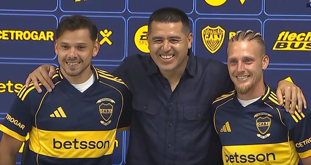 Boca presentó oficialmente a Romero y Ascacibar