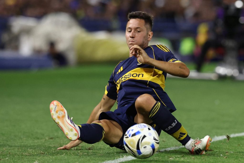Otro dolor de cabeza para Boca: Ander Herrera se lesionó y es baja ante Vélez