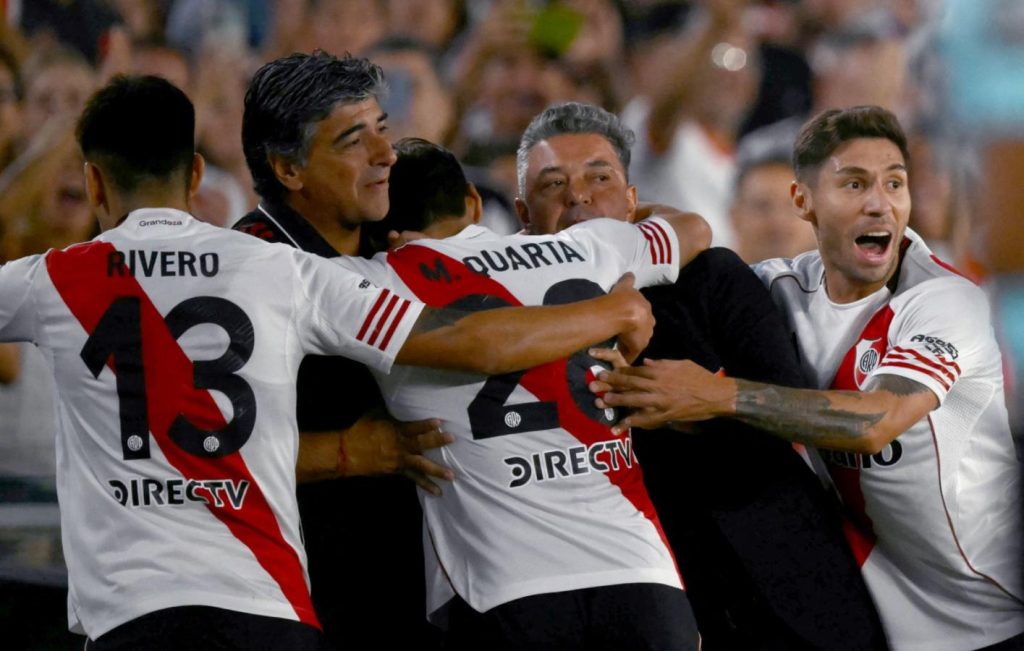 En la despedida de Gallardo, River volvió al triunfo ante Banfield