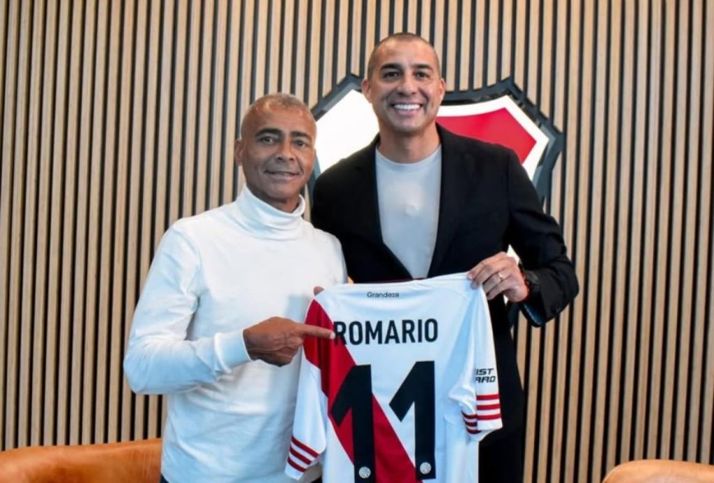 Los motivos del sorpresivo encuentro entre Romário y David Trezeguet en el Estadio Monumental