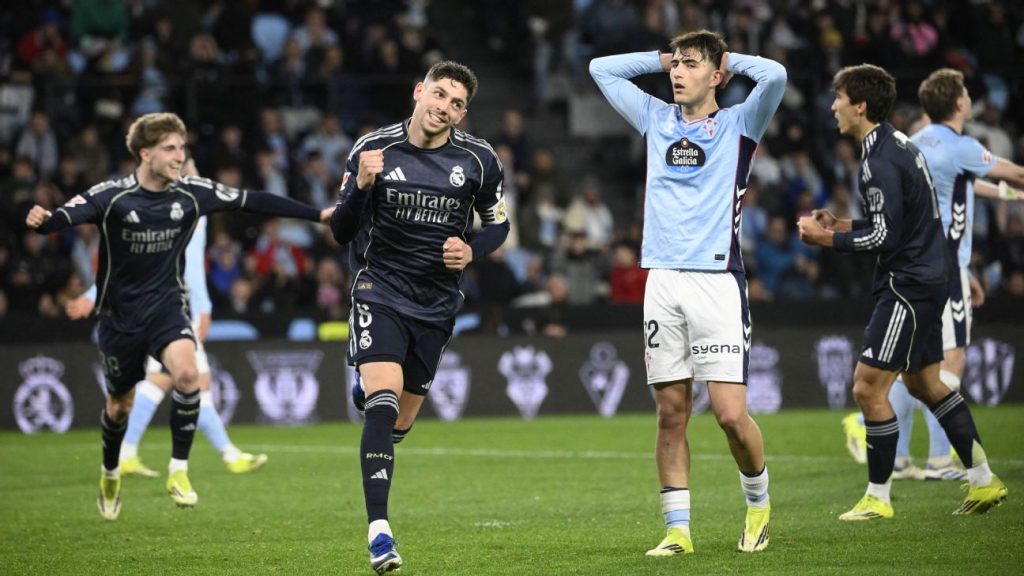 Real Madrid venció a Celta y le mete presión a Barcelona