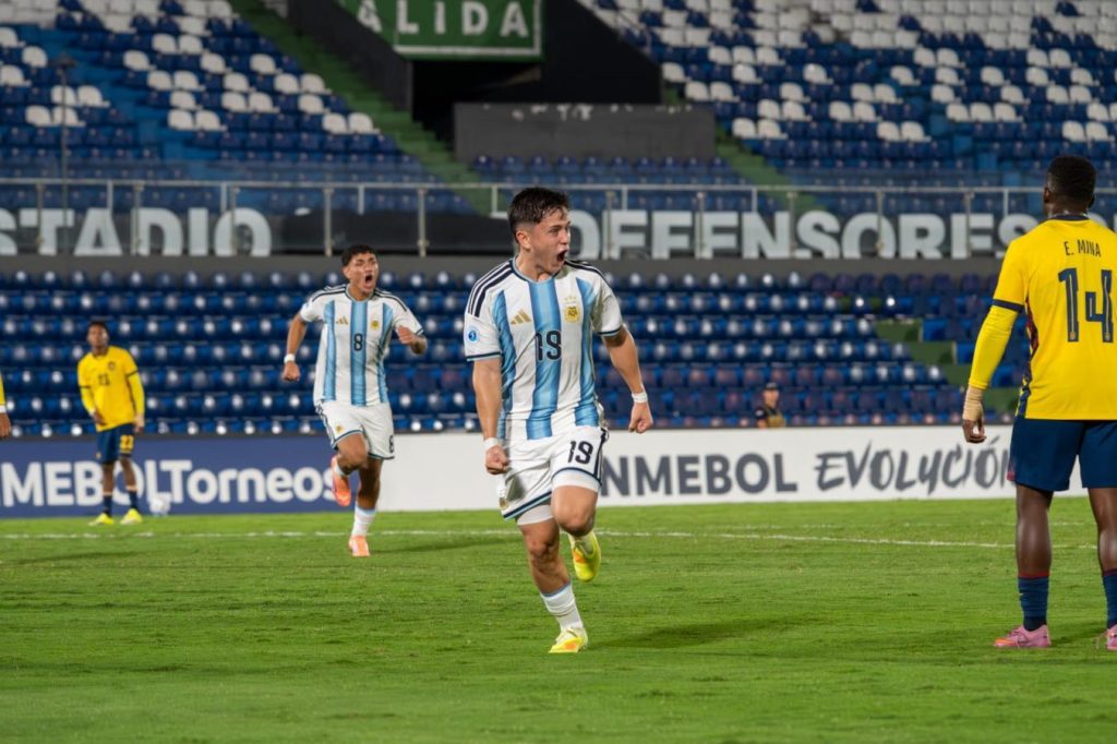 Argentina venció a Ecuador y jugará la final del Sudamericano Sub 17 ante Colombia