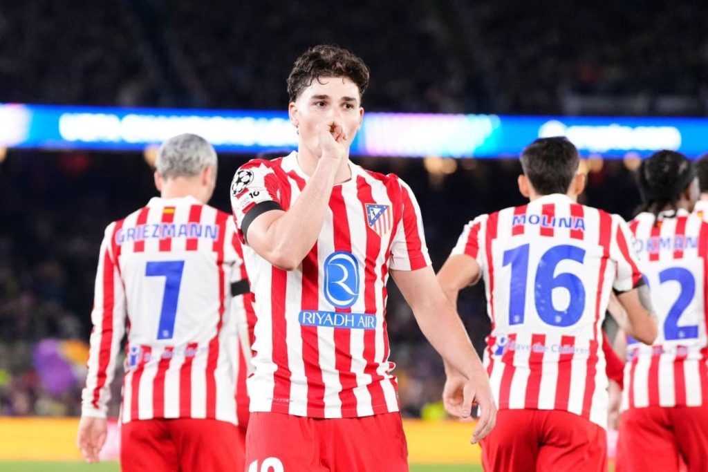 Julián Álvarez hace historia en la Champions y se mete en el Olimpo de los goleadores argentinos