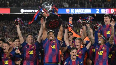 Barcelona le dio otro golpe a Real Madrid y se consagró campeón de la Liga de España