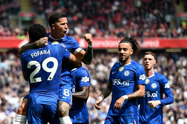 Enzo Fernández le dio el empate a Chelsea frente a Liverpool en Anfield