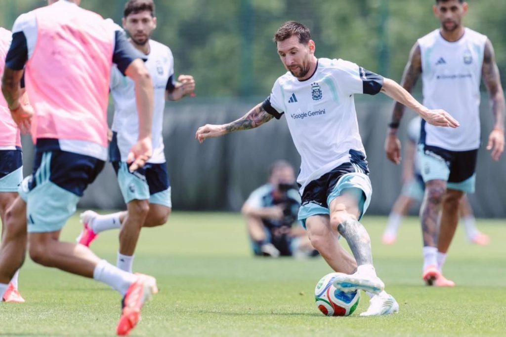 El emotivo posteo de Lionel Messi tras el entrenamiento de la Selección Argentina
